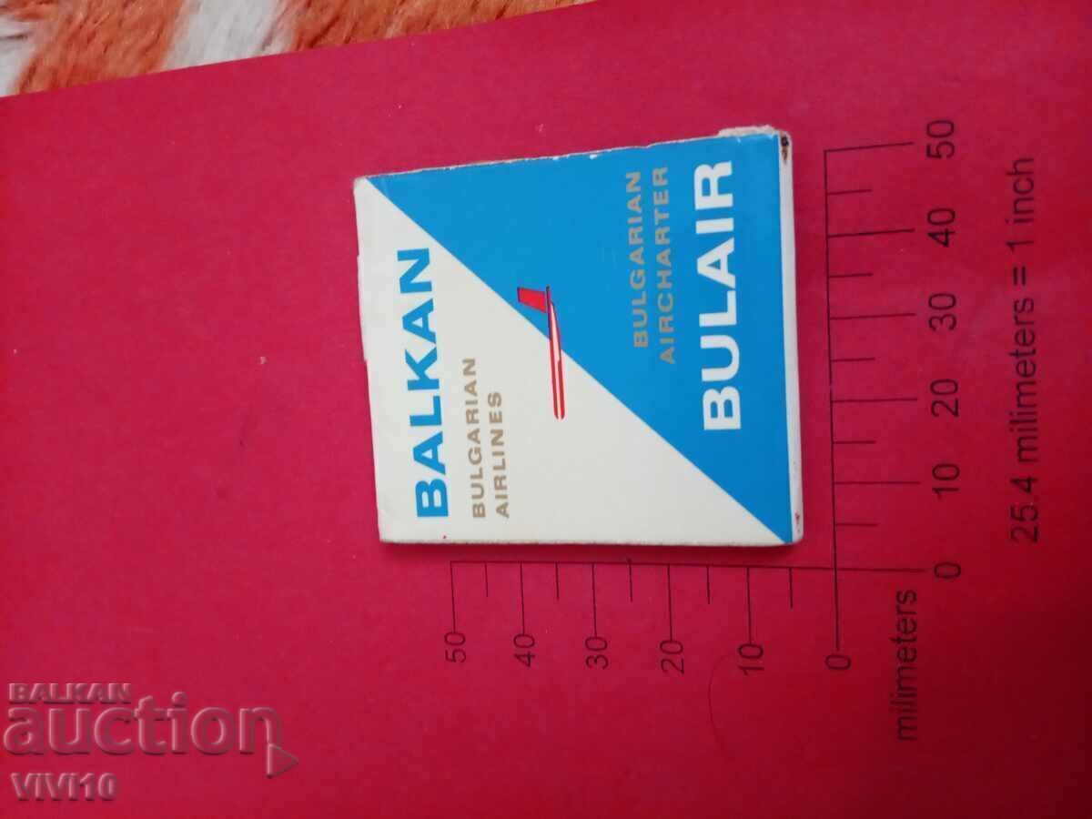 Used matchbox, opened