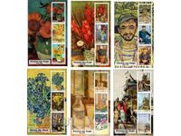 Blocuri curate Pictură Vincent van Gogh 2010 din Tonga