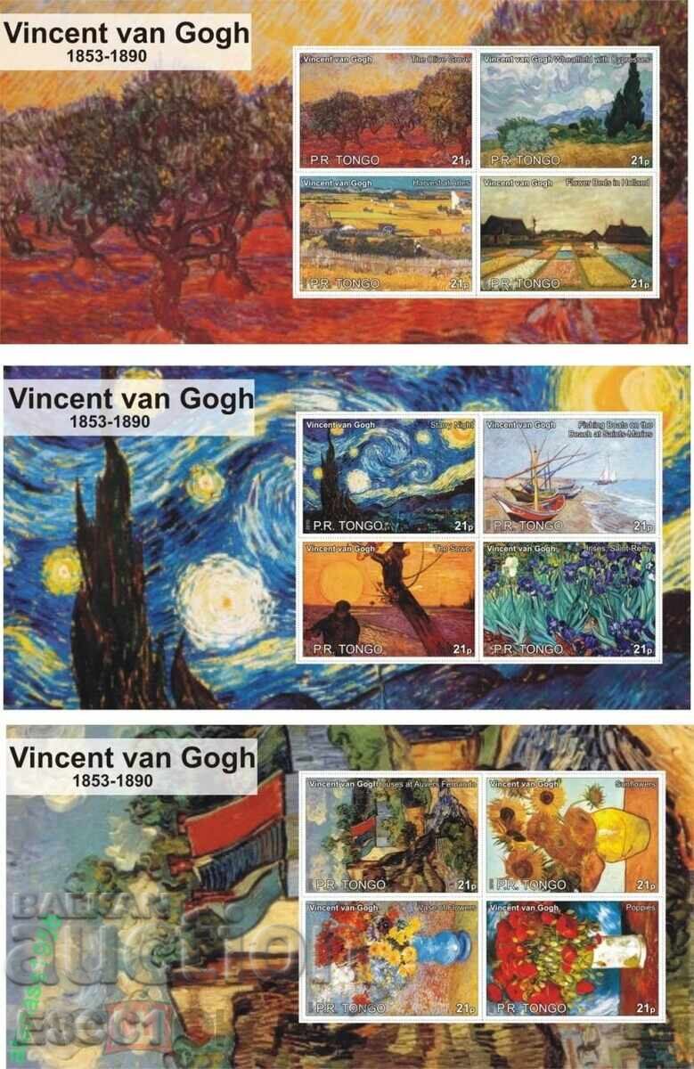 Auction Clean Blocks Painting Vincent van Gogh 2010 from Tonga Auction Clean Blocks Painting Vincent van Gogh 2010 from Tonga