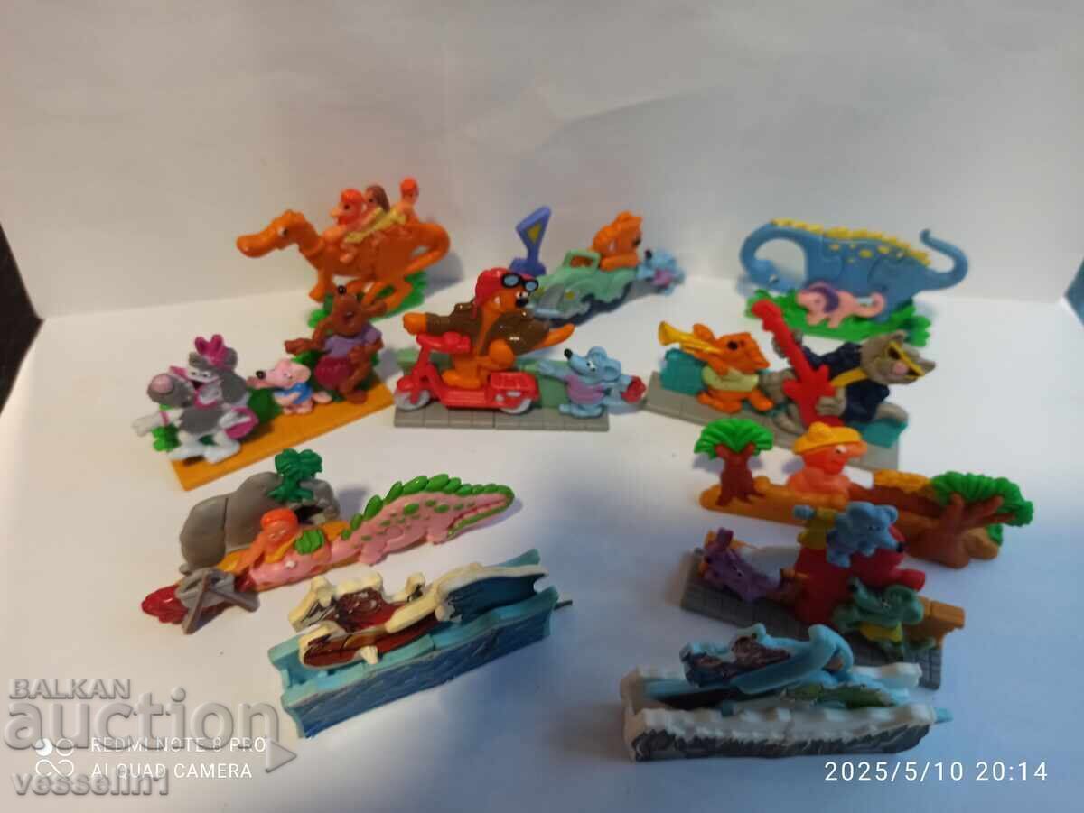 Old toys lot 3 from Kinder Surprise chocolate eggs, 11 pieces with price 10.00 BGN | € 5.11