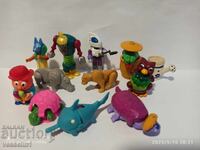 Lot vechi de jucării 5 de la ouă Kinder, 11 bucăți