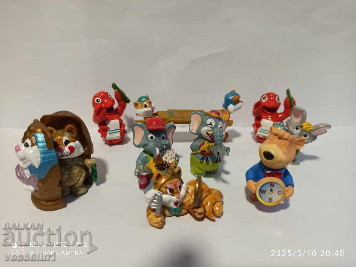 Lot vechi de jucării, 6 bucăți din ouă Kinder cu preț € 6.00 | 11.73 BGN Lot vechi de jucării, 6 bucăți din ouă Kinder cu preț € 6.00 | 11.73 BGN