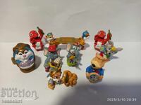 Lot vechi de jucării, 6 bucăți din ouă Kinder