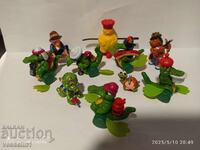 Lot vechi de jucării 8 din ouă de ciocolată Kinder, 10 bucăți