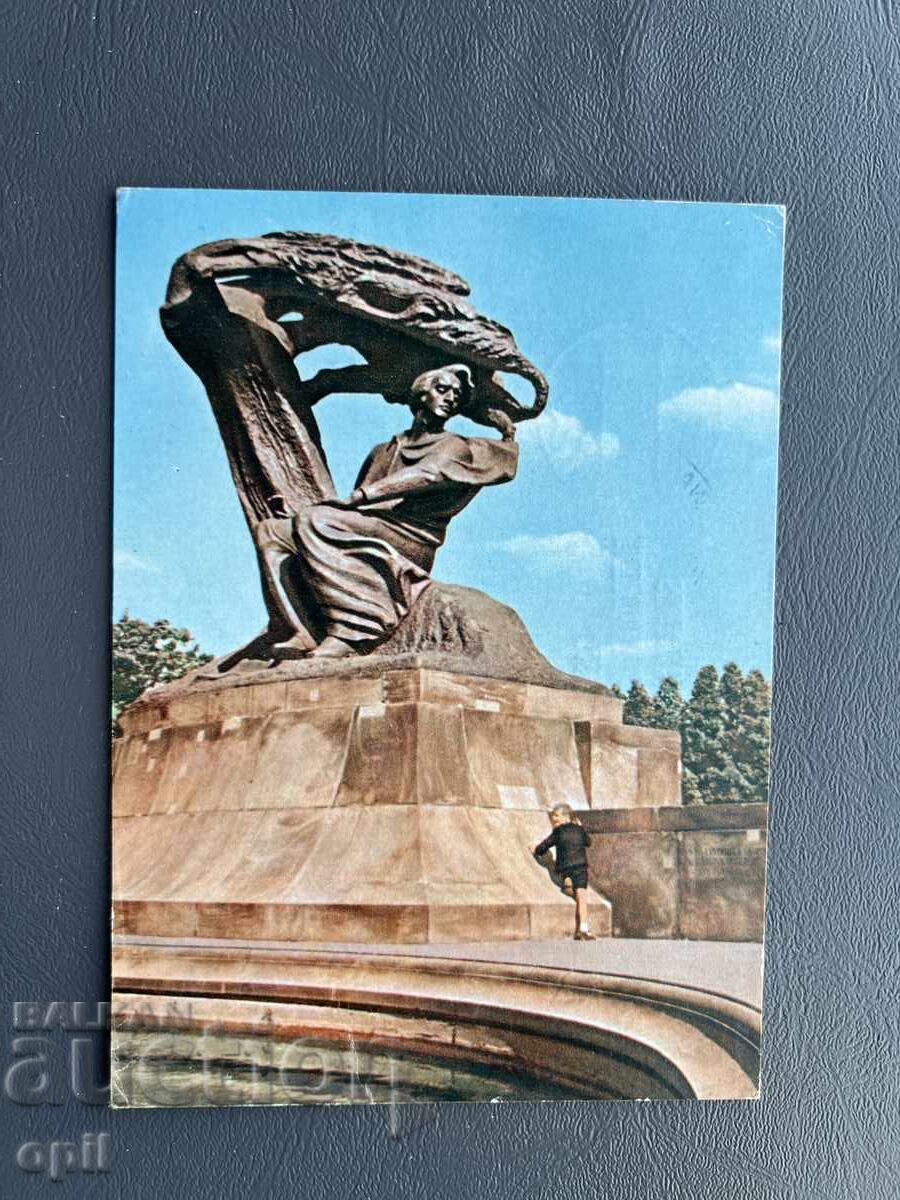 Ταξιδεμένη Παλιά Κάρτα - Πολωνία 1961