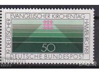Marcă curată Congresul Bisericii Evanghelice 1981 Germania