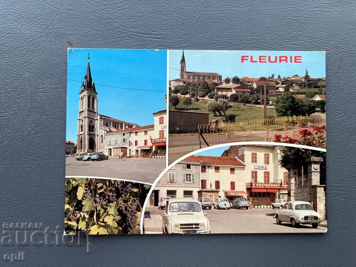 Ταξιδεμένη Παλιά Κάρτα - Γαλλία 1980