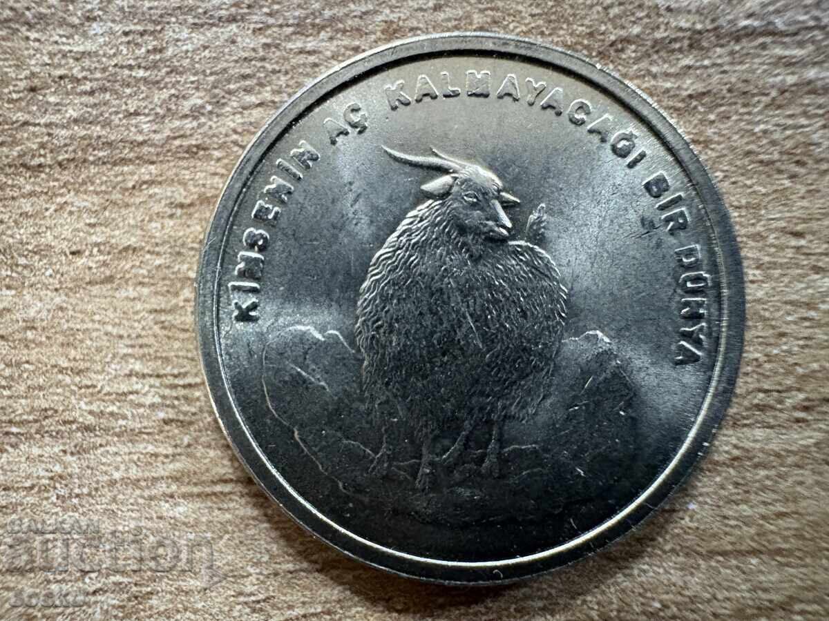 Τουρκία - 750000 λίρες (2002) - Κατσίκα με τιμή 8.50 BGN | € 4.35