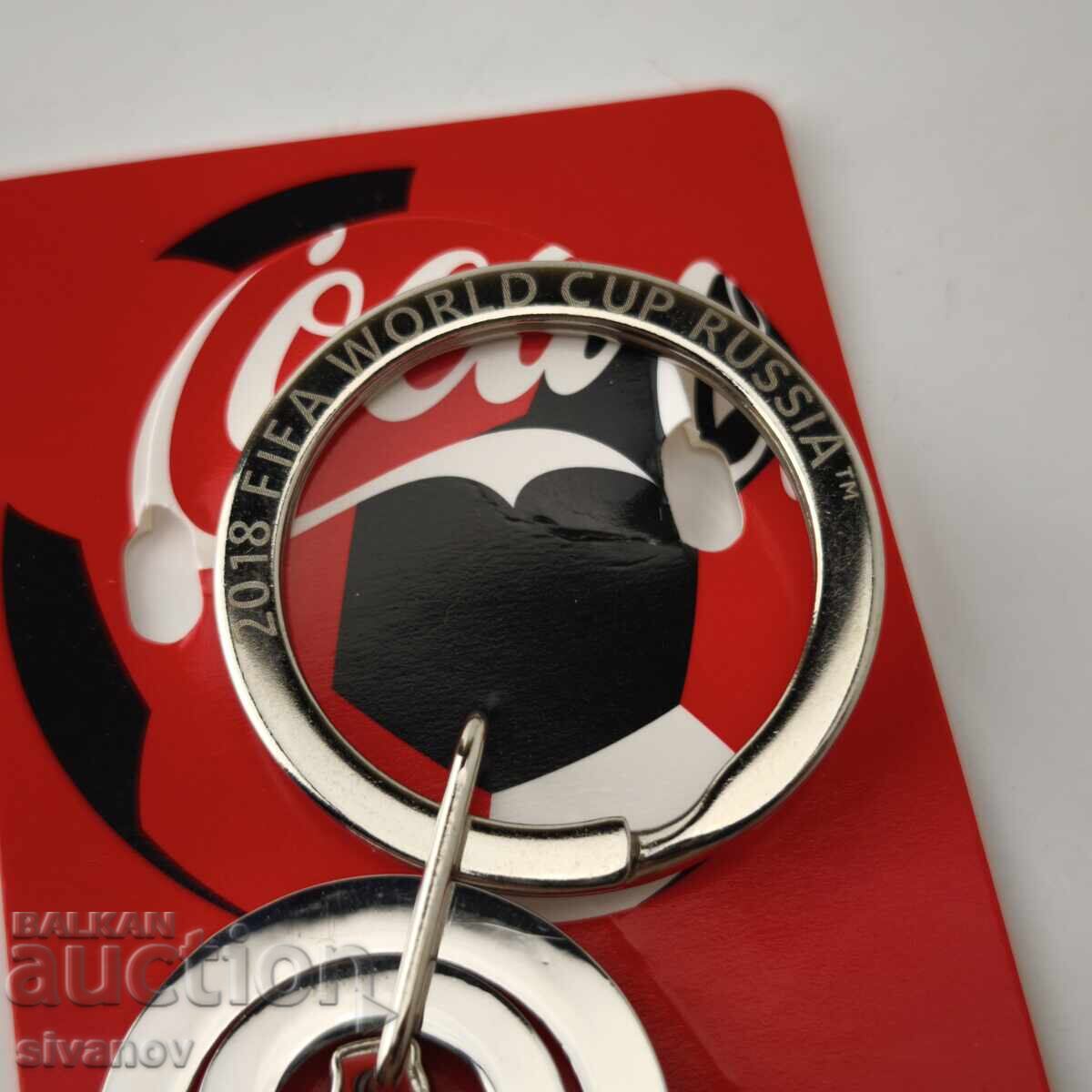 Delivery of Coca-Cola Keychain 2018 FIFA World Cup Russia Coc #5882