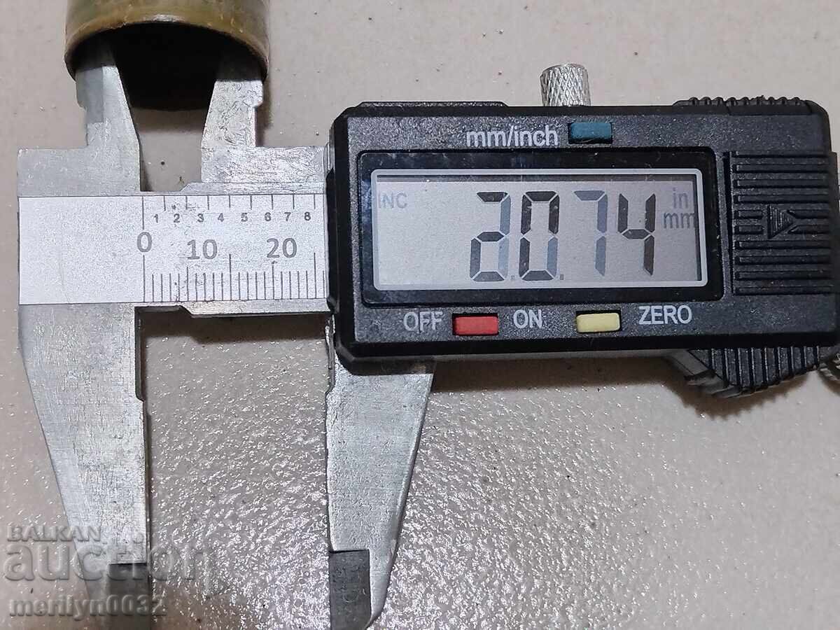 Δημοπρασία Θήκη φυσιγγίου πολυβόλου μεγάλου διαμετρήματος, φυσίγγιο πυρομαχικών