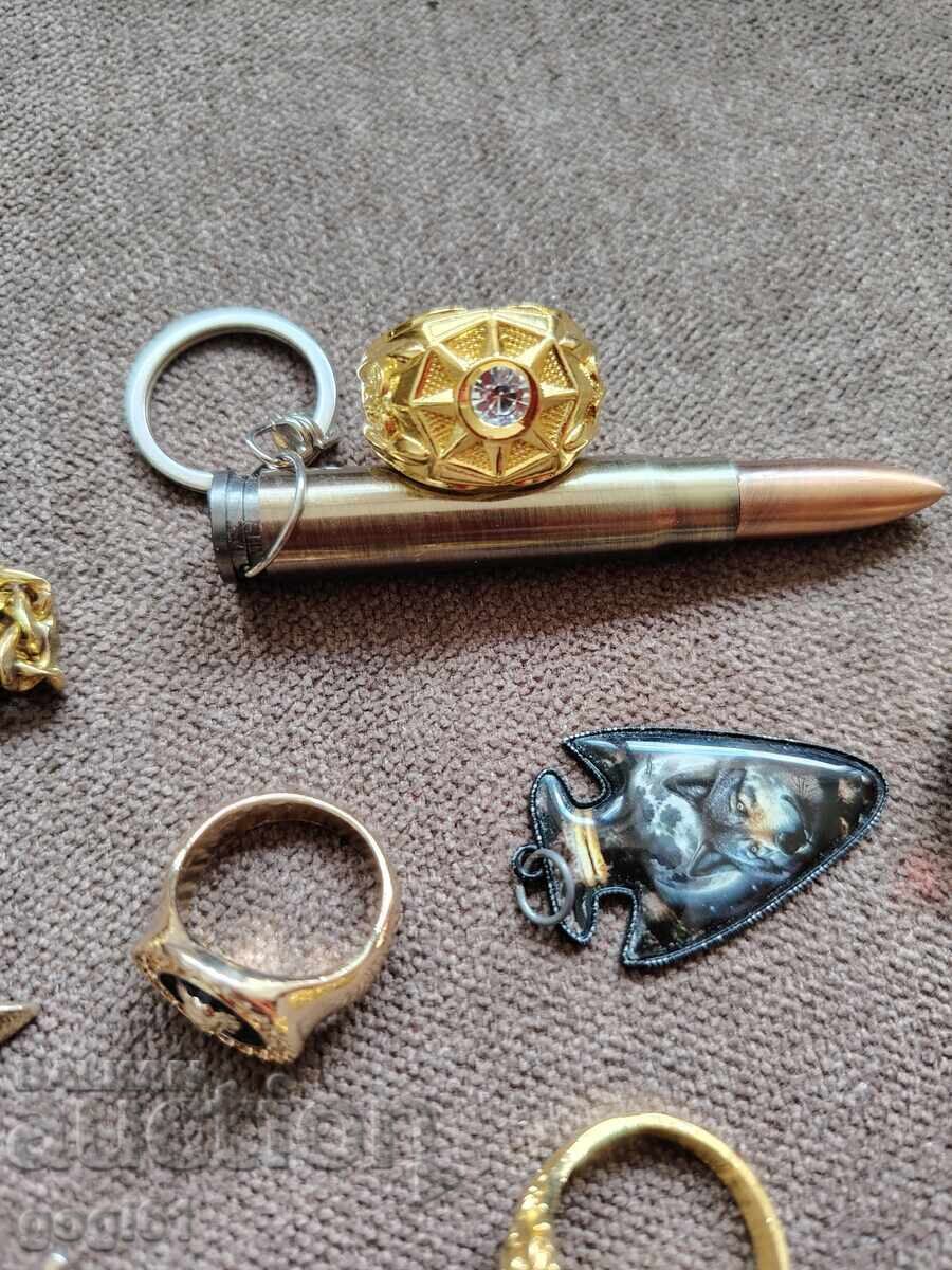 Lot of costume jewelry, not gold, mostly new - 5