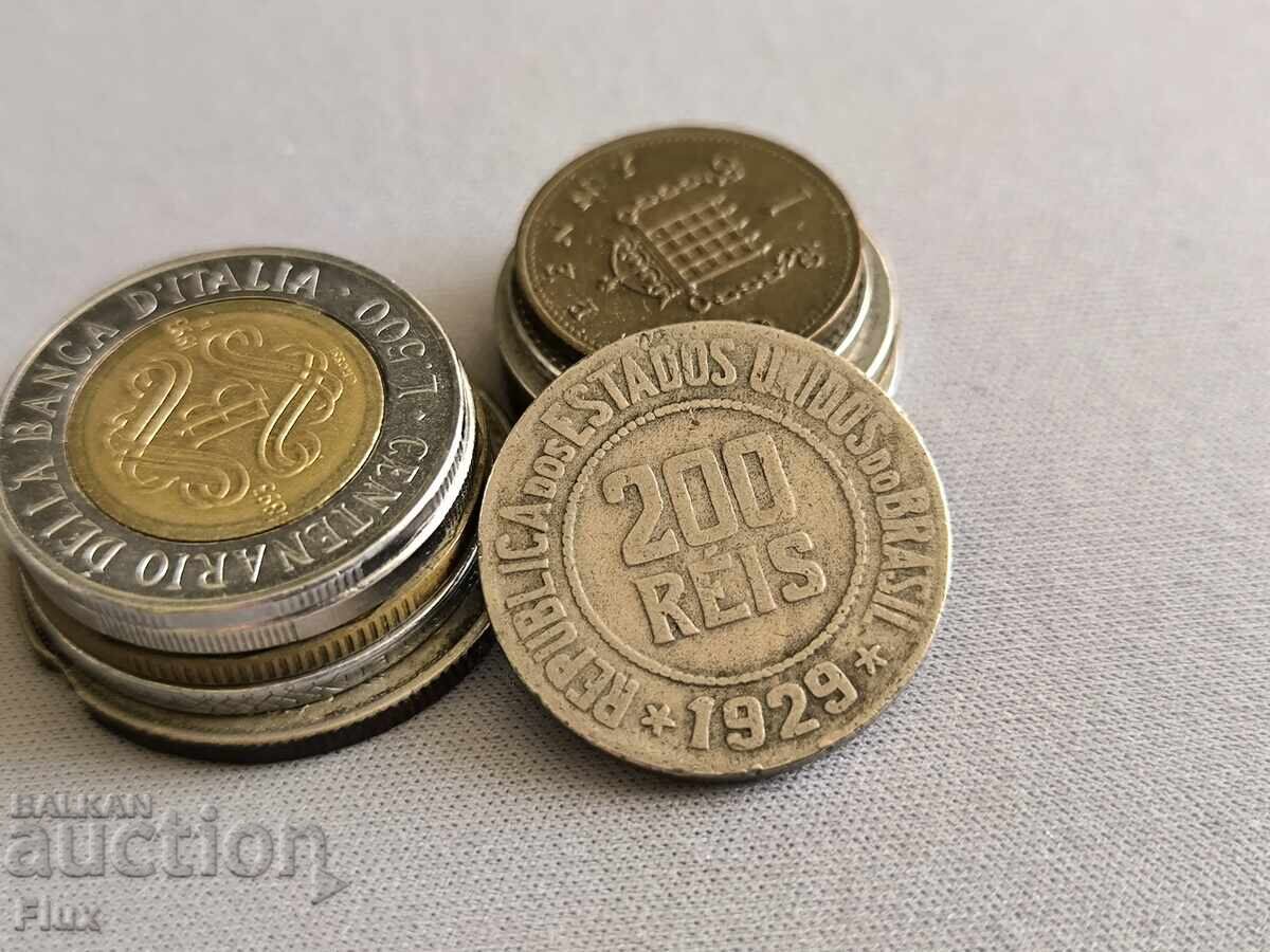 Coin - Brazil - 200 Réis | 1929 Coin - Brazil - 200 Réis | 1929