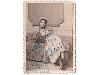 1958 МАЛКА СТАРА СНИМКА АКТРИСА ТЕТЪР СЛИВЕН Д978