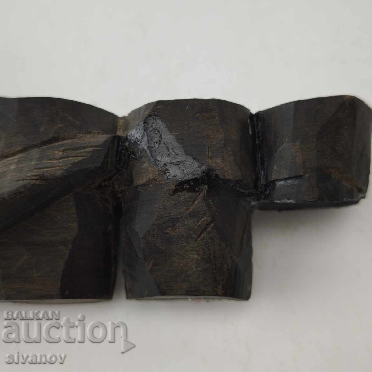 Delivery of Old African Ebony Drummer Figurine #5885 Delivery of Old African Ebony Drummer Figurine #5885