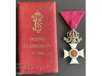6093 Βασίλειο της Βουλγαρίας Τάγμα Αγίου Αλεξάνδρου V τάξης. Με κορώνα