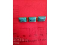 Broșă veche, jad, Aurire