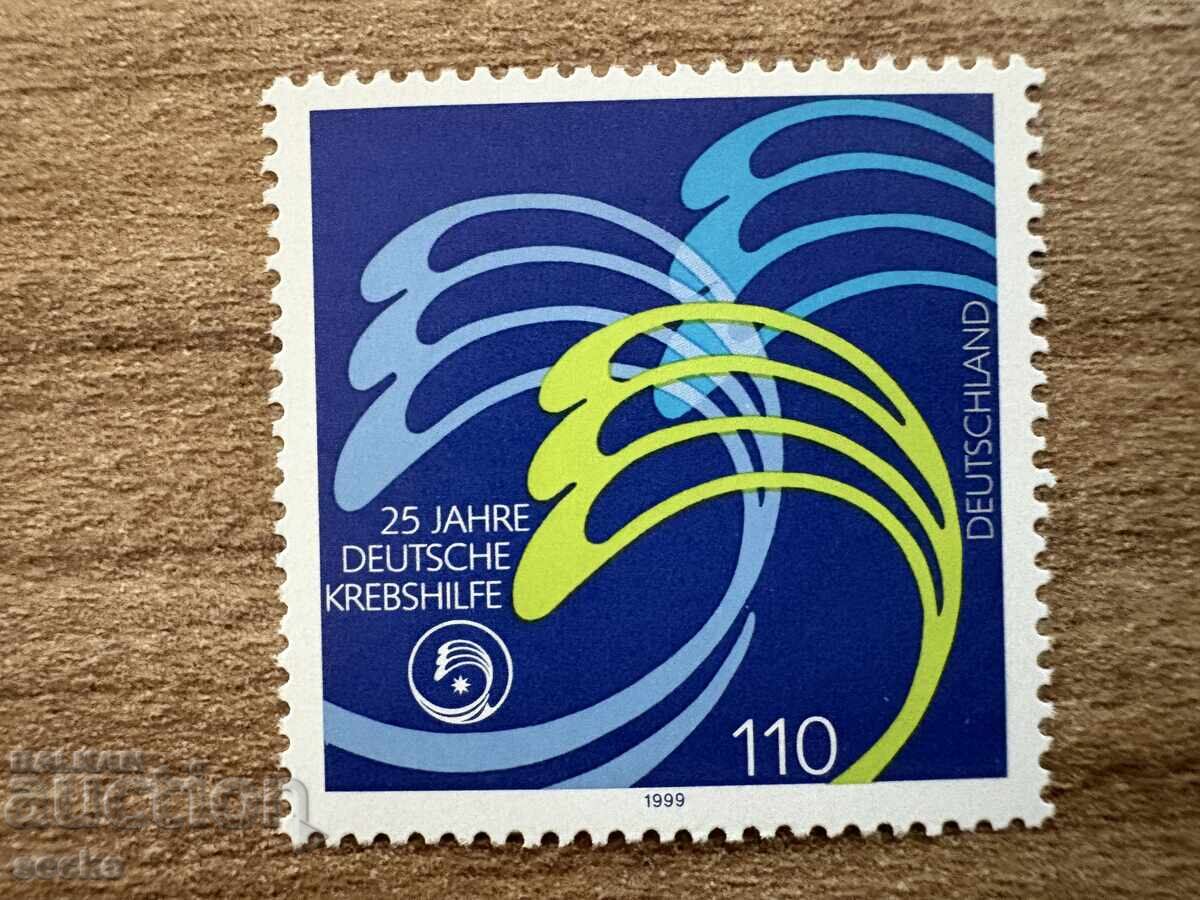 Γερμανία - 25 γρ. βοήθεια για τους ασθενείς με καρκίνο (1999) MNH