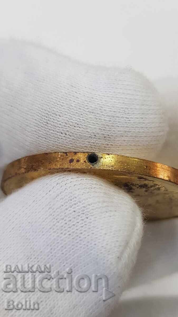 Livrarea Medalie de masă rară, aurită, țaristă - placată cu aur - 41 mm Livrarea Medalie de masă rară, aurită, țaristă - placată cu aur - 41 mm