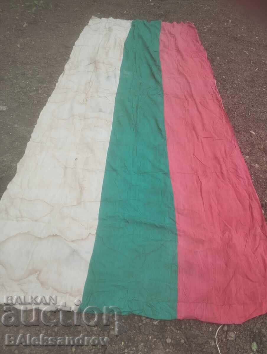 Old flag from the socialist era, approximately 3 meters with price 16.00 BGN | € 8.18