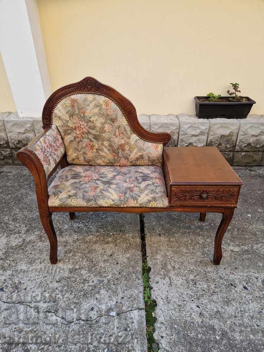 Minunată canapea de salon barocă franceză antică