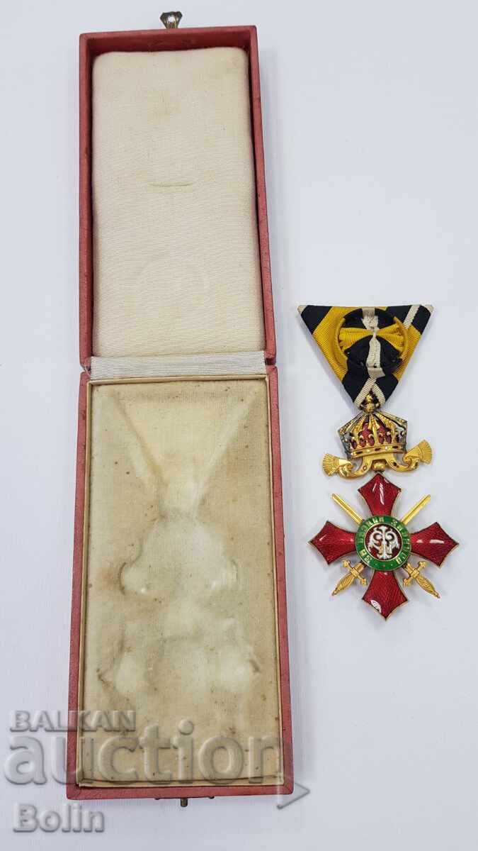 Bulgarian Royal Order for Military Merit IV Class Boris III with price 780.00 BGN | € 398.81