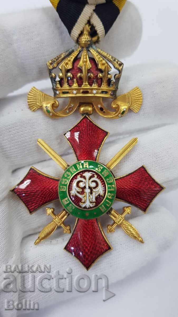 Bulgarian Royal Order for Military Merit IV Class Boris III - 6