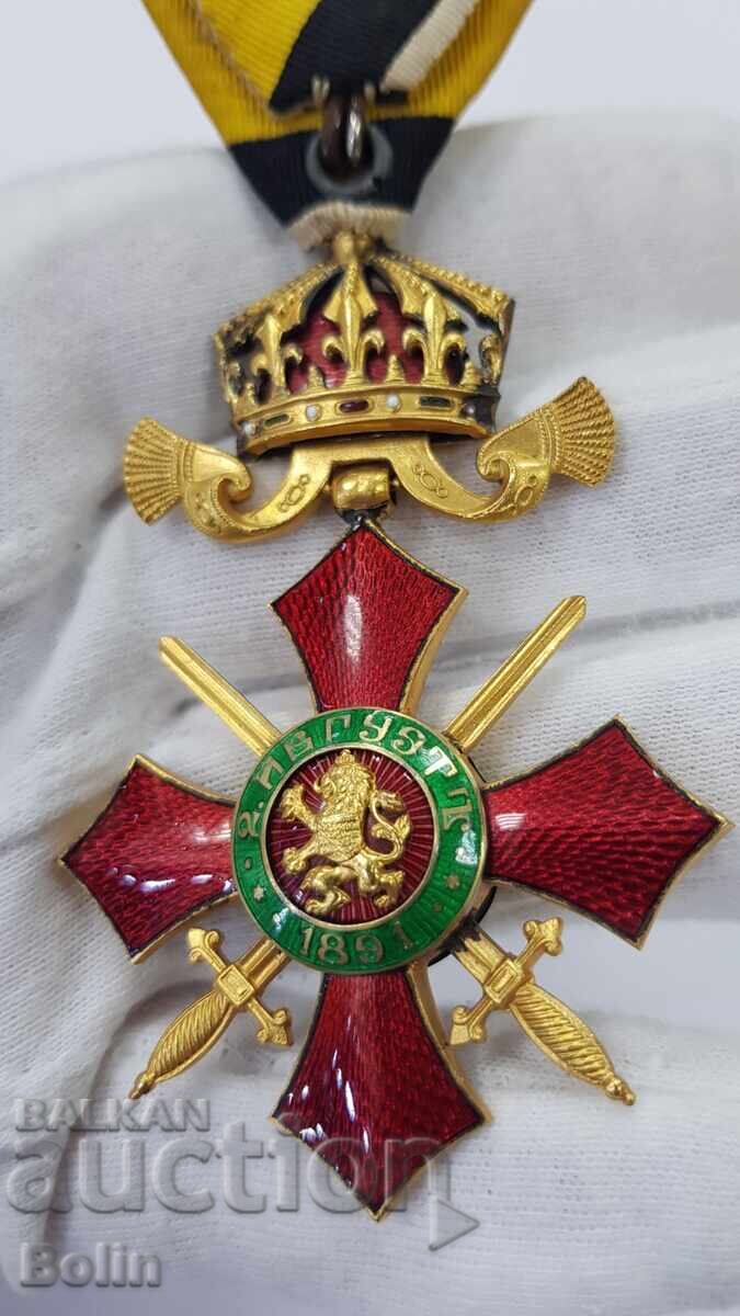 Bulgarian Royal Order for Military Merit IV Class Boris III - 7