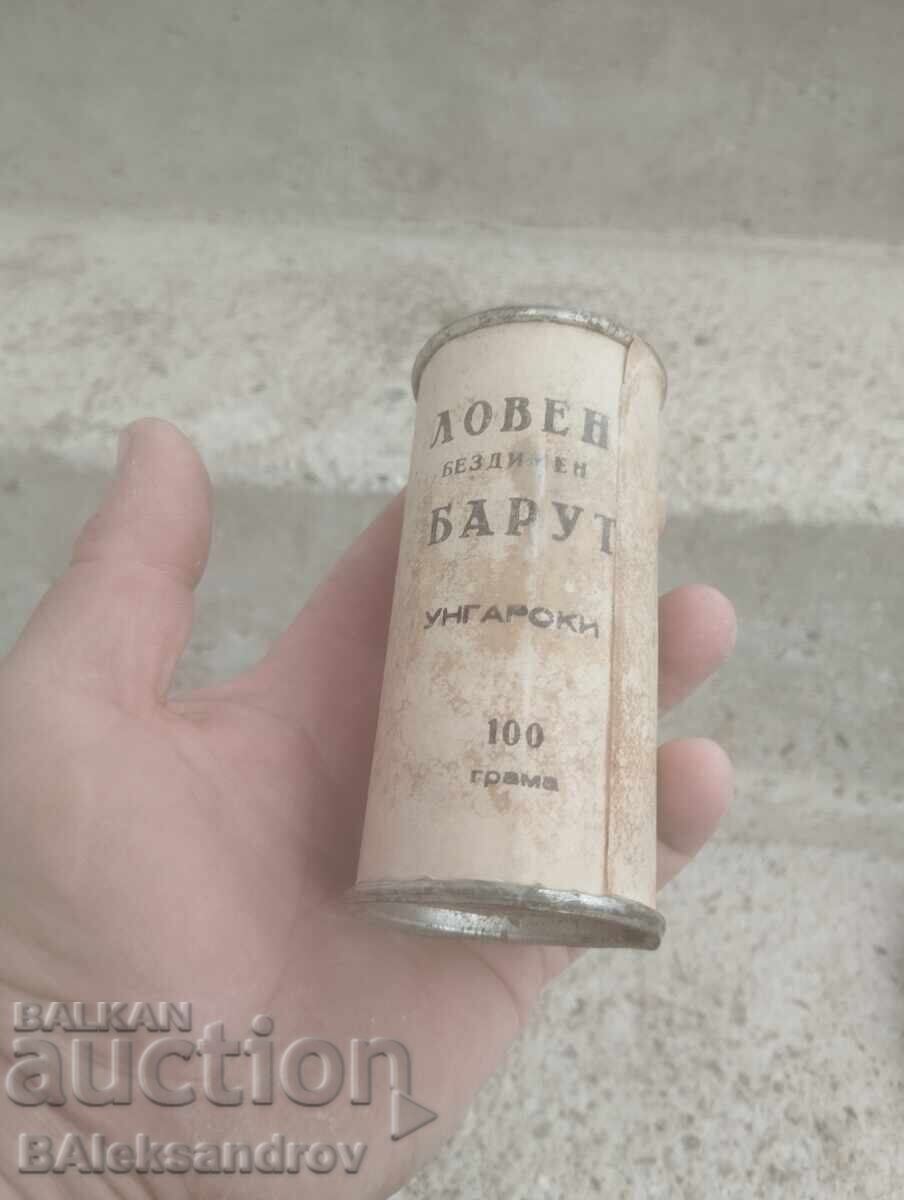 Licitație Cutie de praf de pușcă negru