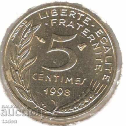 France-5 Centimes-1998-KM# 933 France-5 Centimes-1998-KM# 933