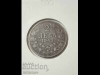 Bŭlgariya 2 leva 1943 g
