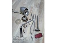 Multe piese vechi de biciclete