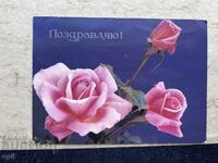 Стара Картичка - СССР - Поздравляю! - 1987