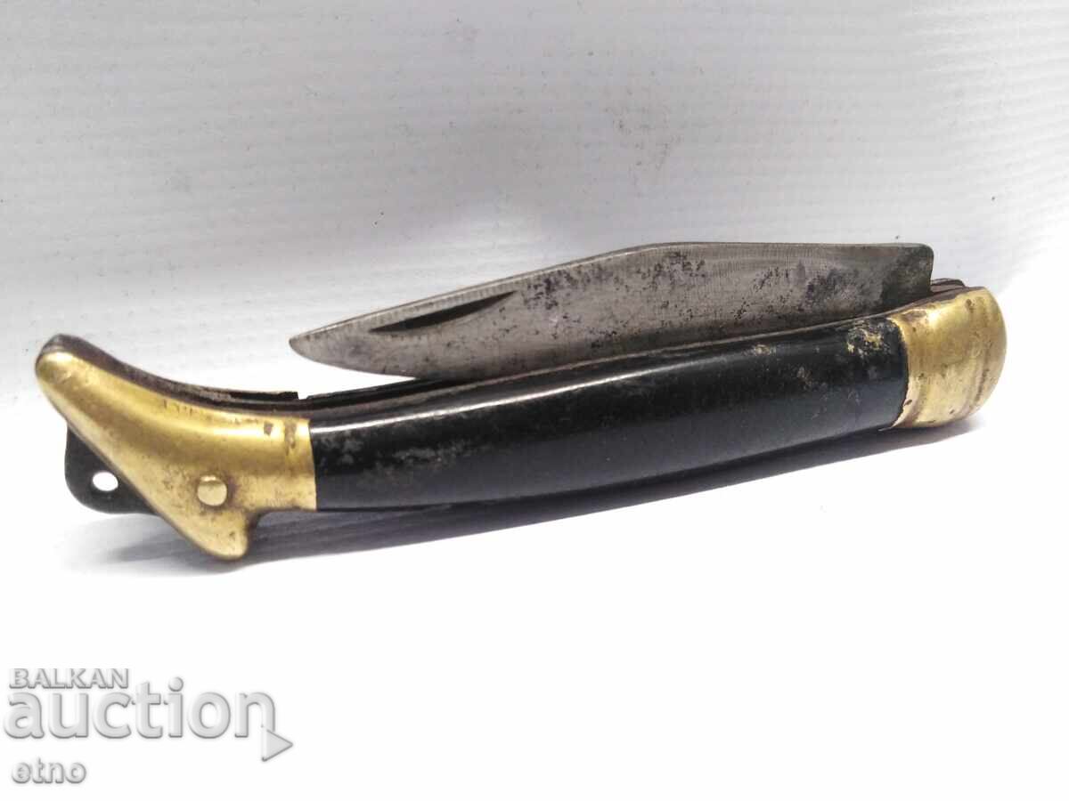 Old Bulgarian Pocket Knife - Damsko Krache (Lady's Leg), Petko Denev - 6