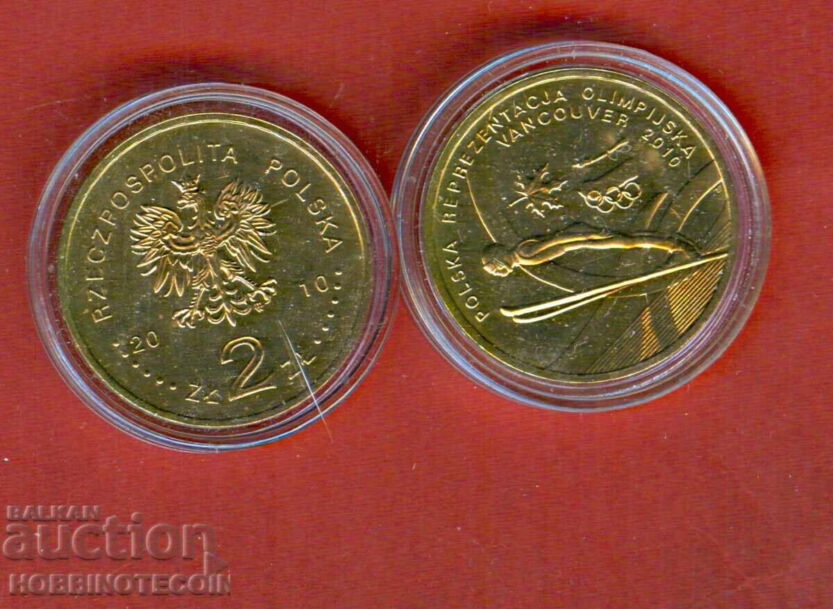 POLAND 2 Zloty SPORT SKIOR VANCOUVER issue 2010 UNC