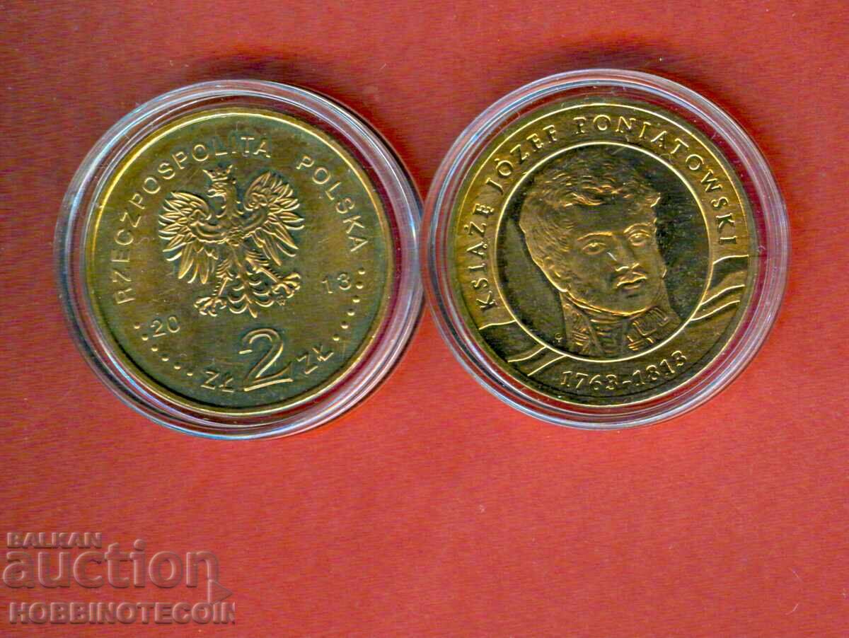 POLONIA POLAND 2 Zloti KSIAZE PONIATOWSKI emisiune 2013 NOUA UNC
