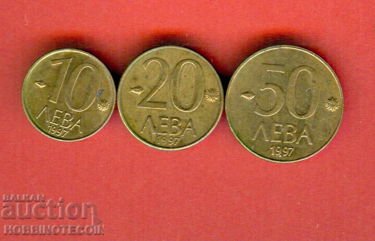 BULGARIA 10 - 20 - 50 Leva issue 1997 SET