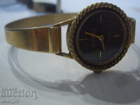 Ceas de damă vechi, placat cu aur, cu marcaje disponibile