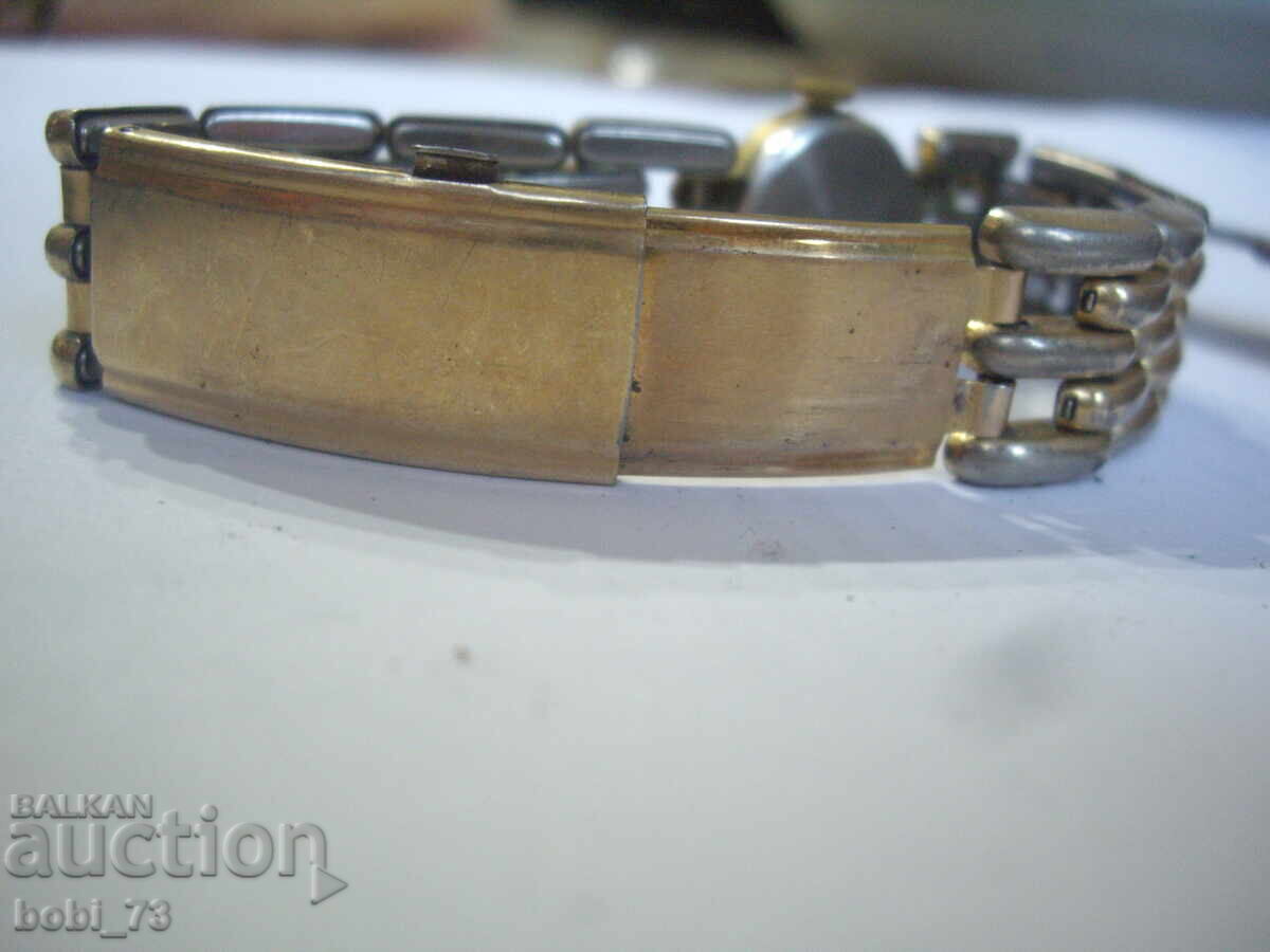 Old gold-plated ladies' watch, markings present - 6 Old gold-plated ladies' watch, markings present - 6