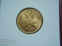 20 Coroane 1897 Austria (20 korona Avstriya) - AU+ (zlato)