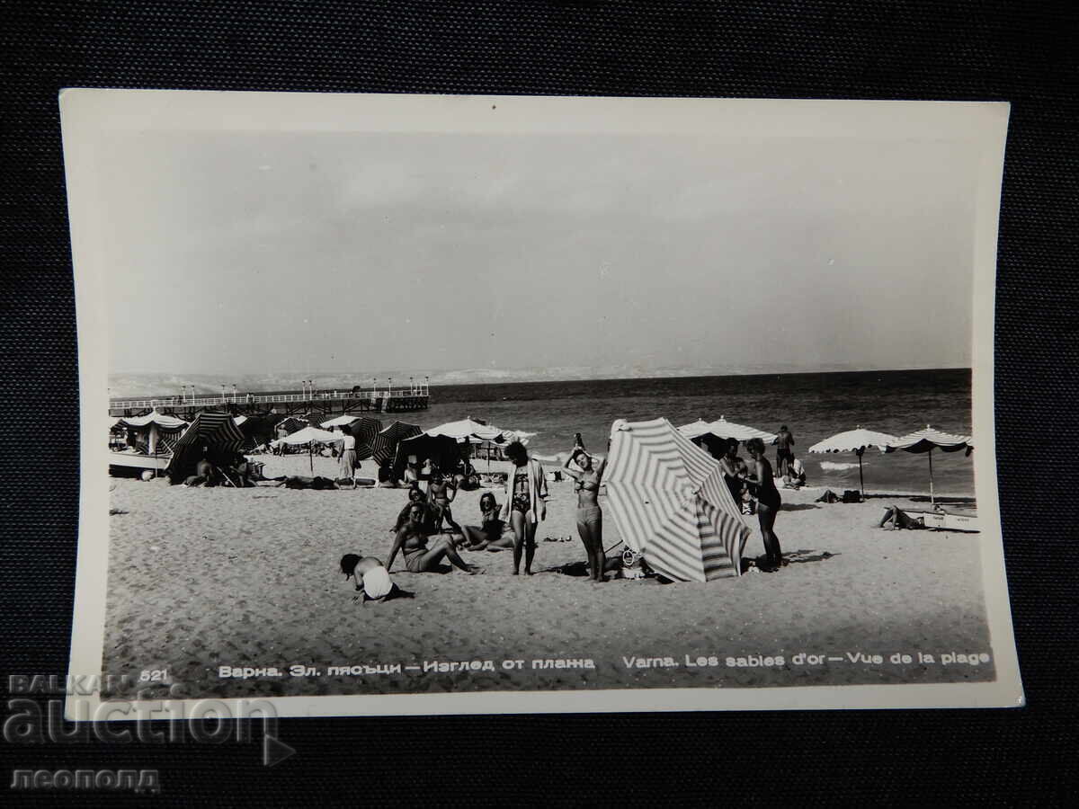 ΠΑΛΙΑ ΡΕΤΡΟ ΤΑΧΥΔΡΟΜΙΚΗ ΚΑΡΤΑ ΤΚ ΒΑΡΝΑ ΧΡΥΣΗ ΑΜΜΟΣ ΠΑΡΑΛΙΑ