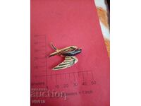 Antique Enamel Brooch