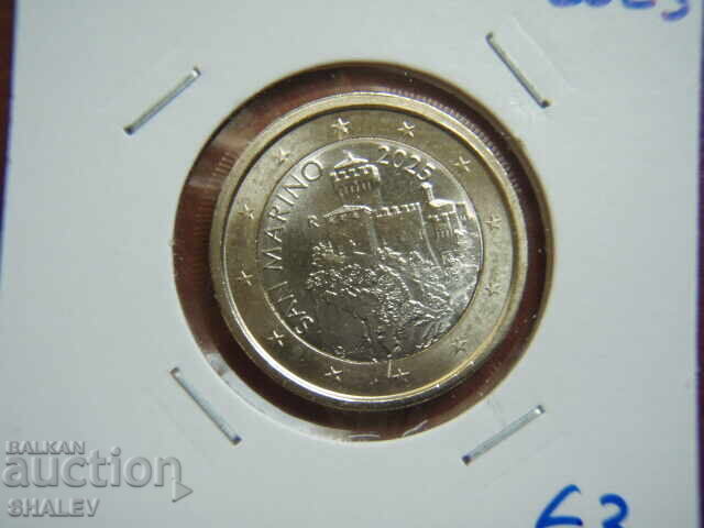 Delivery of 1 Euro 2025 San Marino - Uncirculated Delivery of 1 Euro 2025 San Marino - Uncirculated