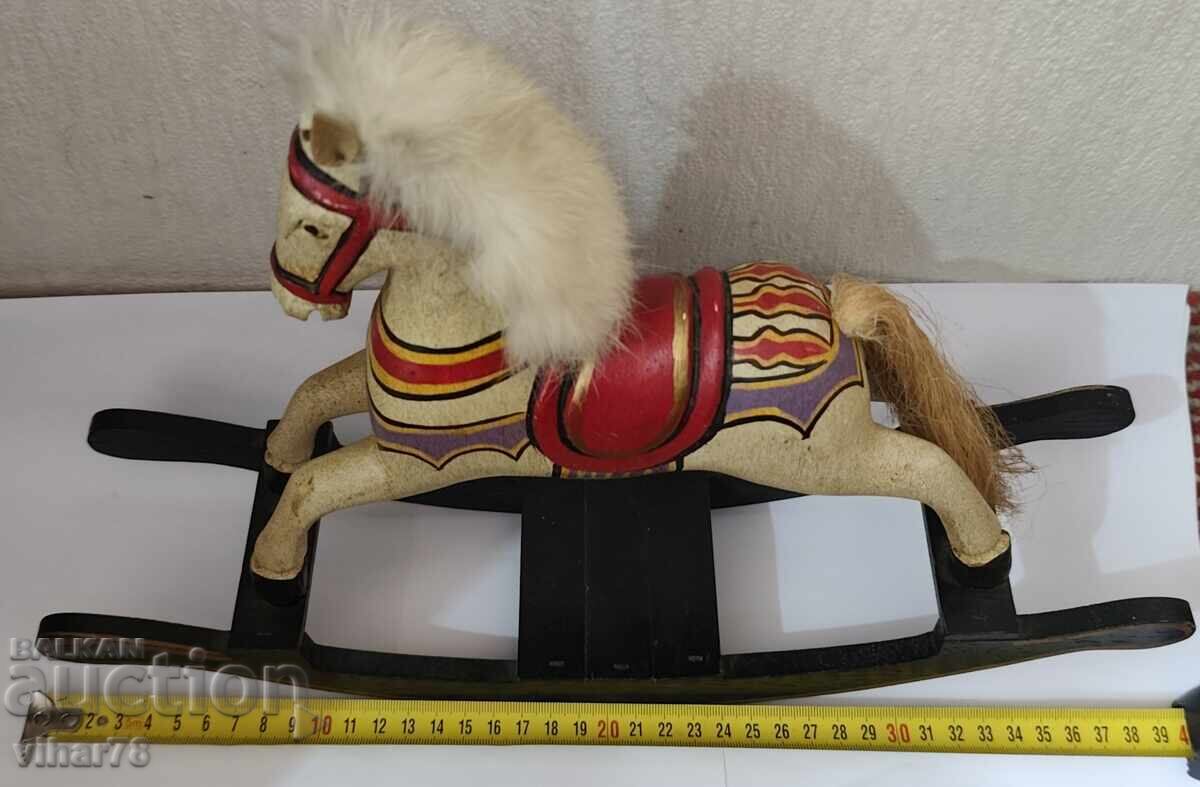 Auction OLD WOODEN FIGURE HORSE Auction OLD WOODEN FIGURE HORSE
