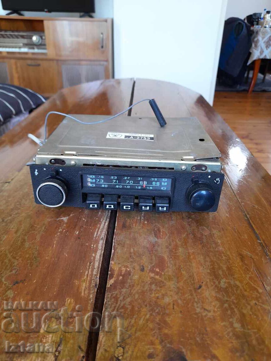 Παλιό Ραδιόφωνο Αυτοκινήτου Α-2753