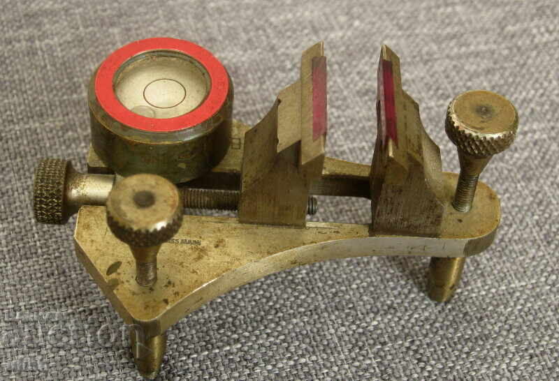 Ελβετικό παλιό ορειχάλκινο εργαλείο ωρολογοποιίας έλεγχος ζυγοστάθμισης