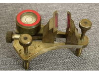 Instrument elvețian de orologerie din alamă veche pentru controlul balansului