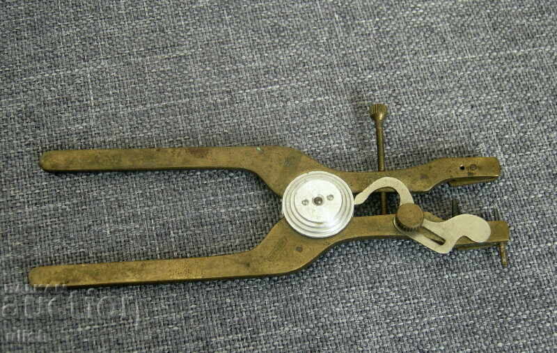 Old watchmaker's brass pliers tool Menzo with price 40.00 BGN | € 20.45