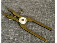 Clești de ceasornicarie din alamă vechi, instrument Menzo
