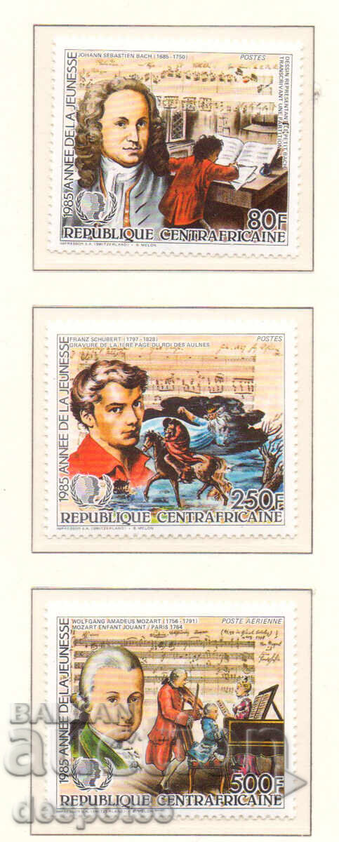 1985. CAR. International Youth Year