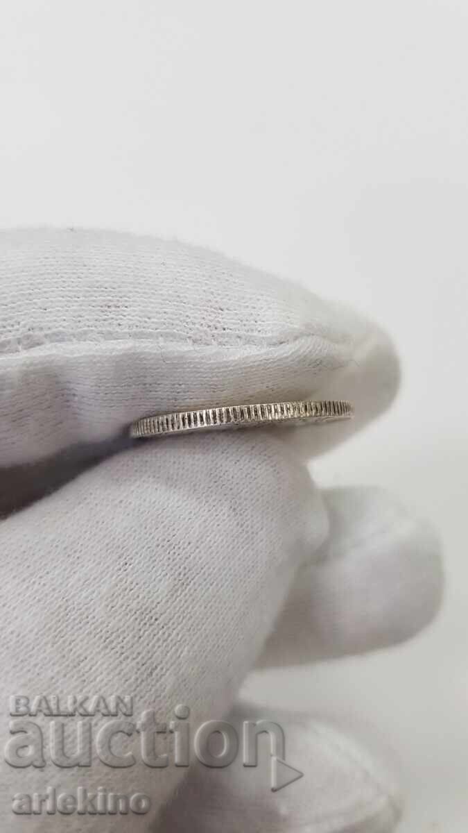 Delivery of Rare Silver Coin 25 Cents British Canada 1919 Delivery of Rare Silver Coin 25 Cents British Canada 1919